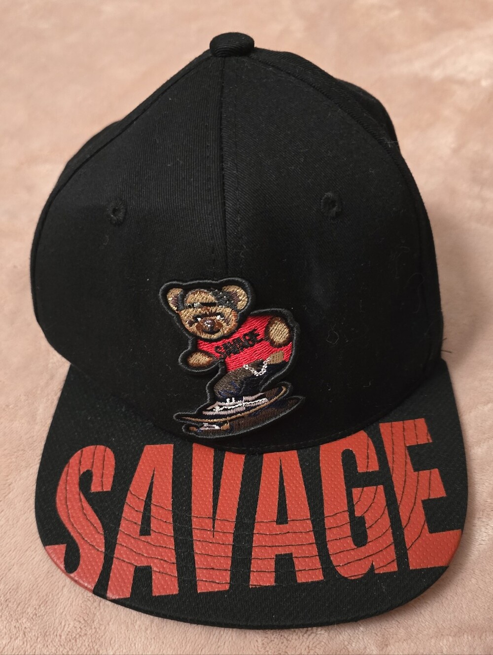 Top Level Snapback Baseball Hat Cap Savage Bear